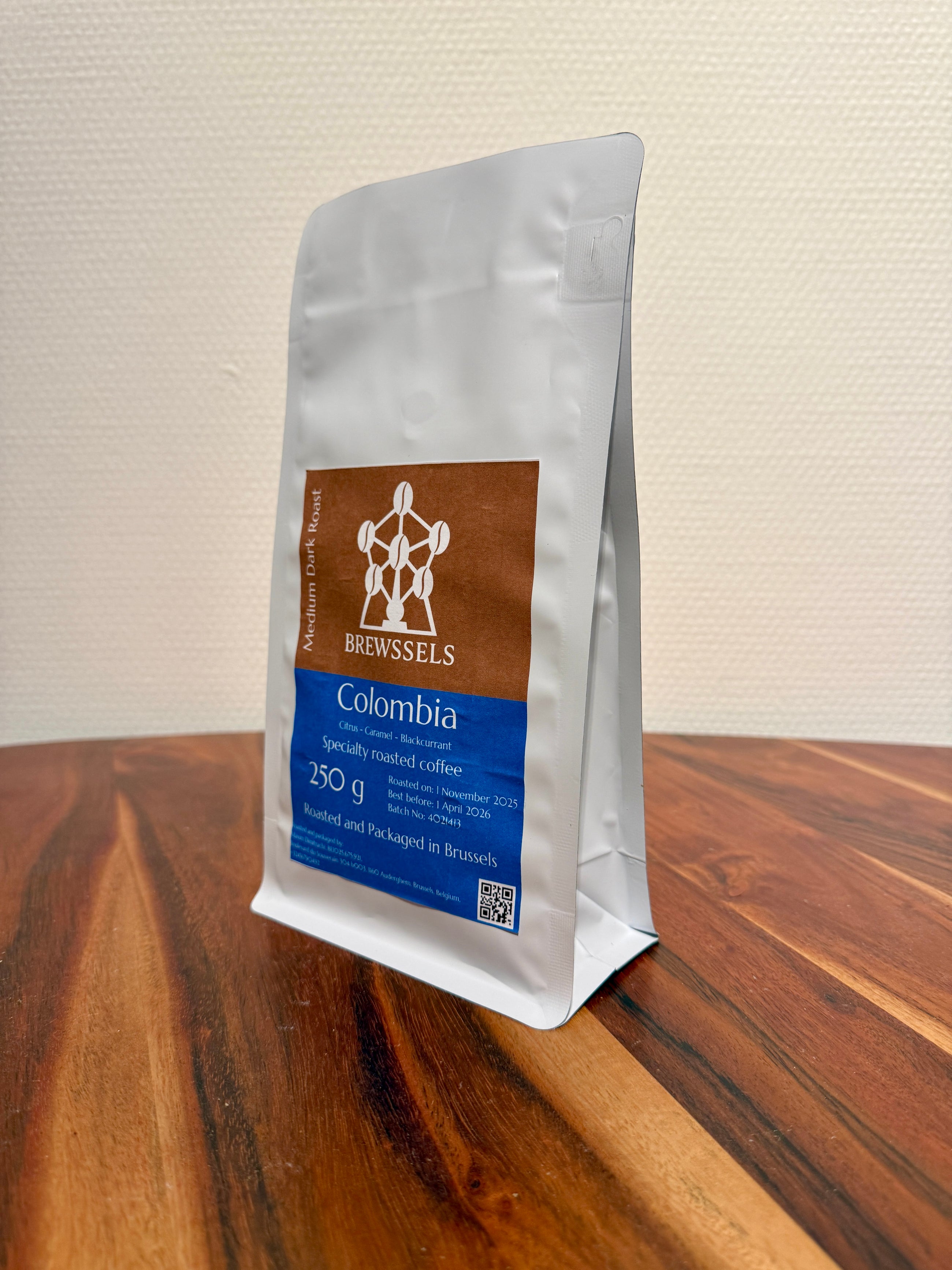 Brewssels – Colombia Supremo – Roasted Coffee Beans Brussels
