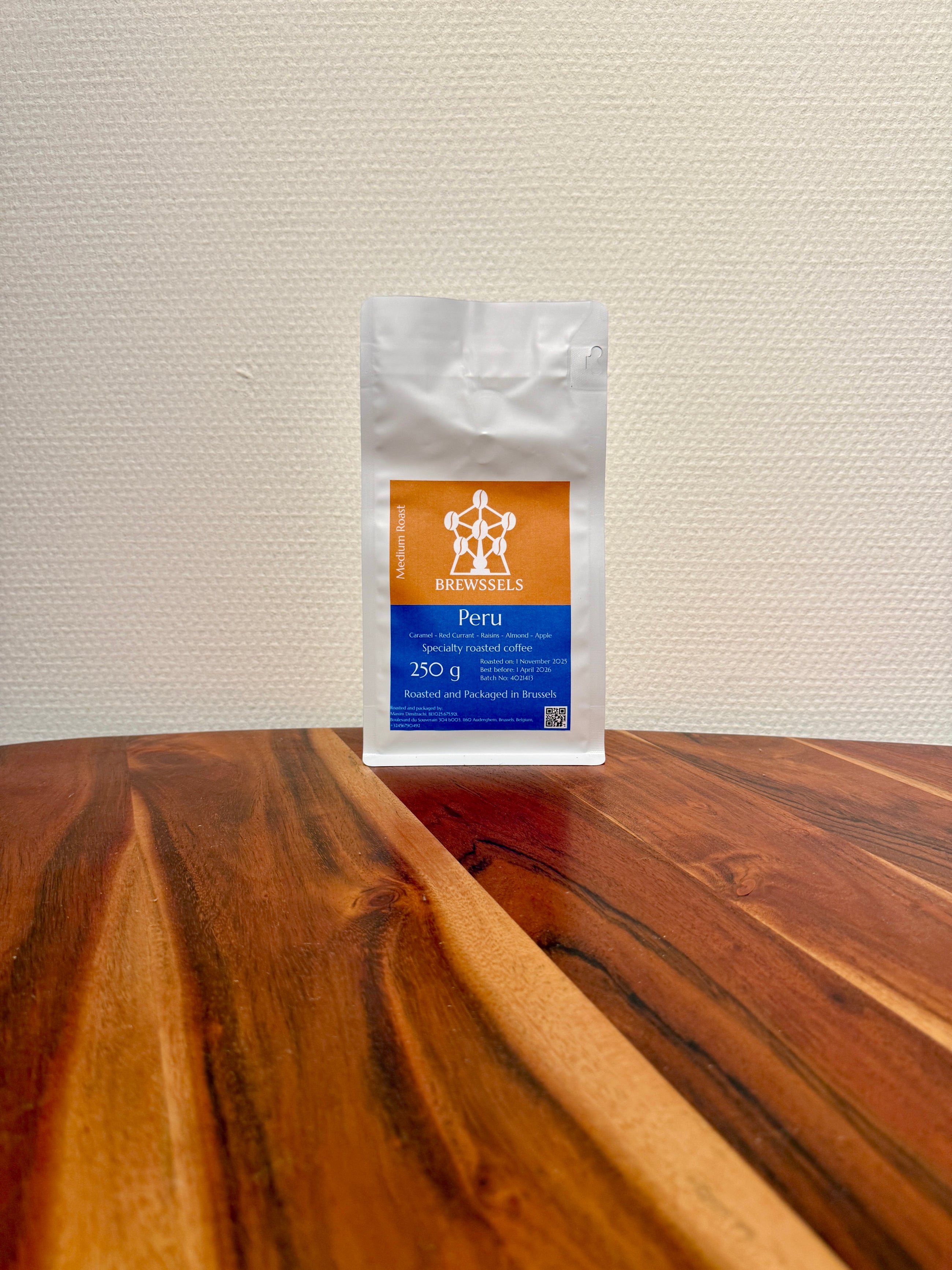 Brewssels – Peru Cajamarca – Roasted Coffee Beans Brussels