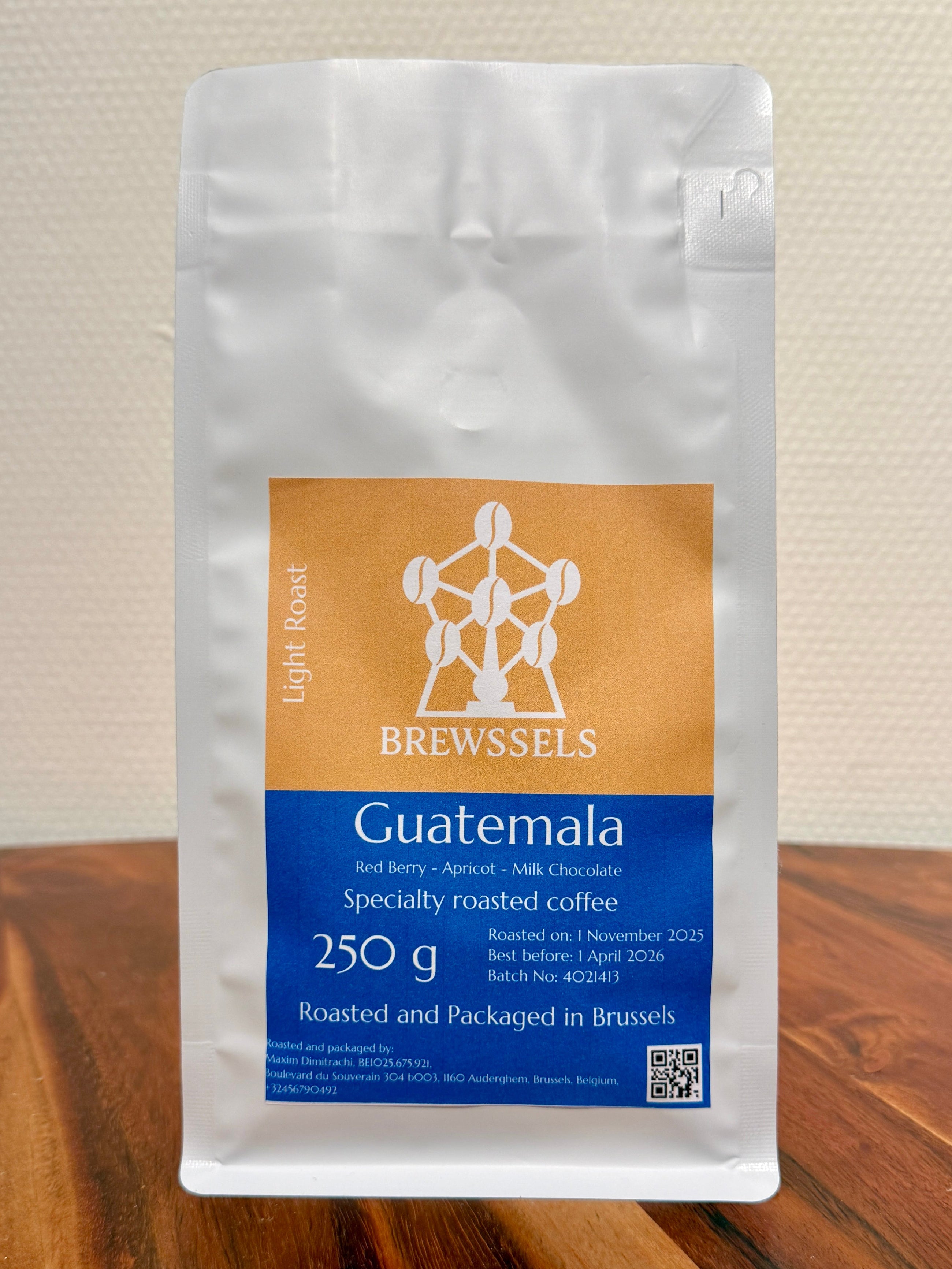 Brewssels – Guatemala Huehuetenango – Roasted Coffee Beans Brussels