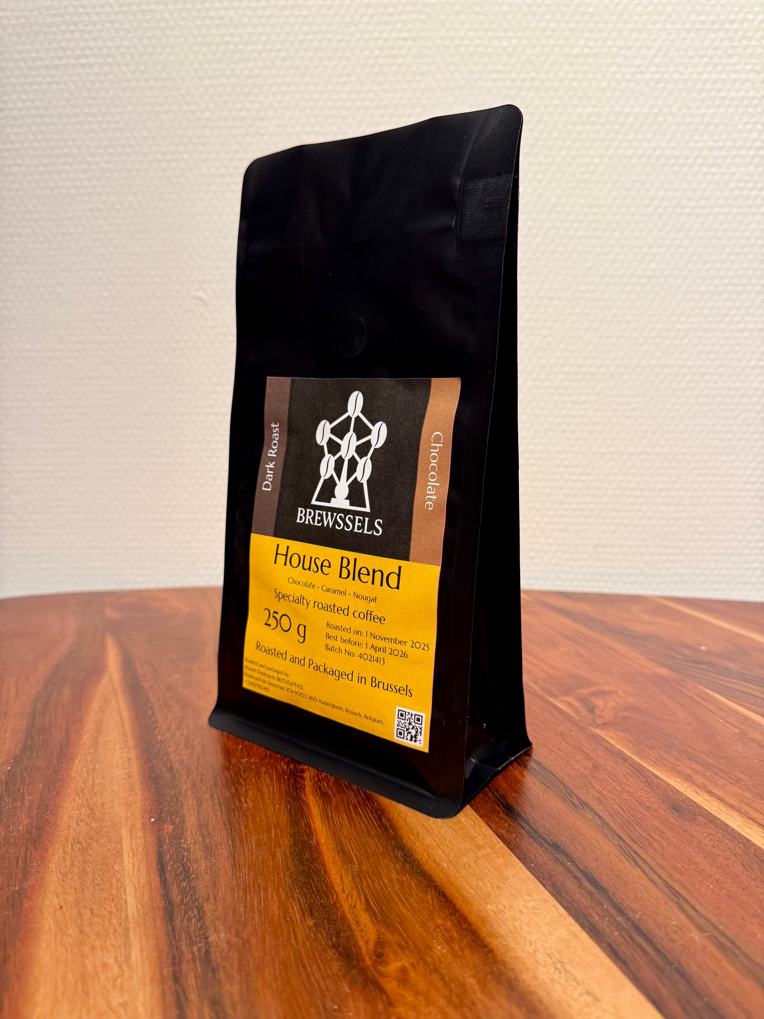Brewssels – House Blend Chocolate – Roasted Coffee Beans Brussels