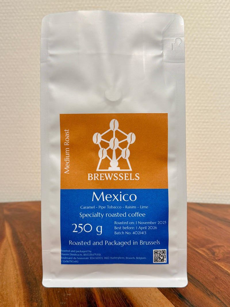 Brewssels – Mexico Chiapas – Roasted Coffee Beans Brussels