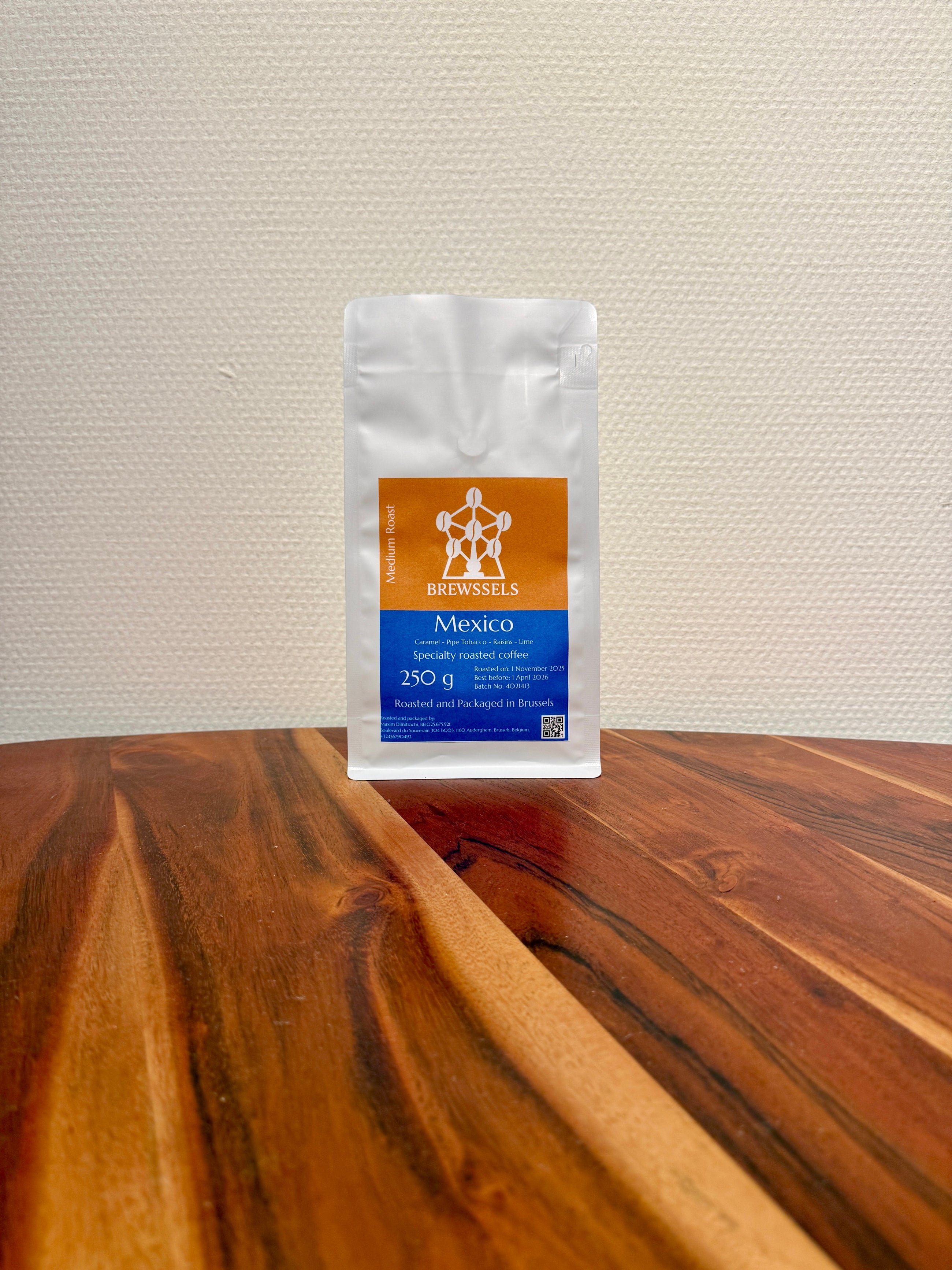 Brewssels – Mexico Chiapas – Roasted Coffee Beans Brussels