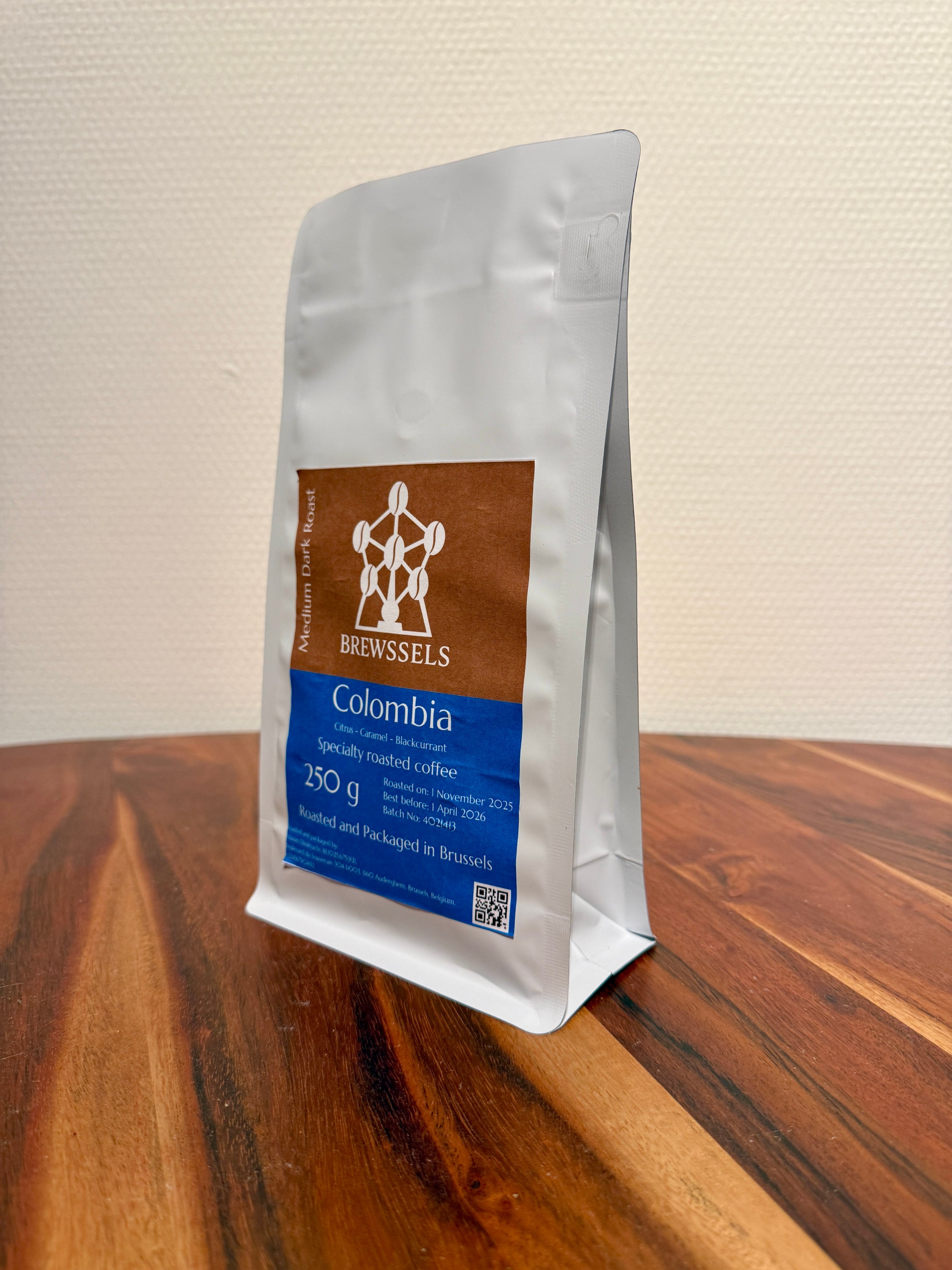 Brewssels – Colombia Supremo – Roasted Coffee Beans Brussels