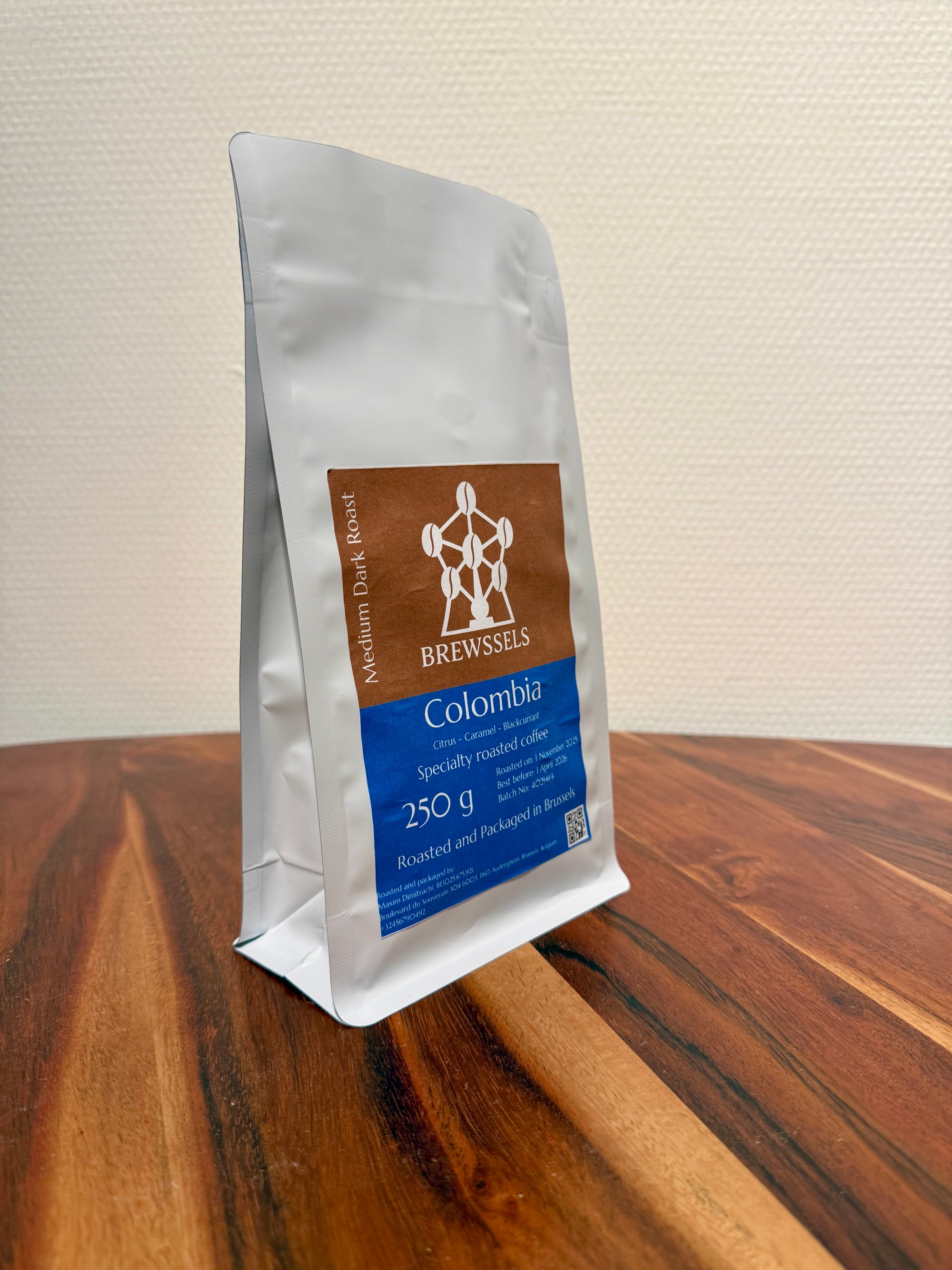 Brewssels – Colombia Supremo – Roasted Coffee Beans Brussels