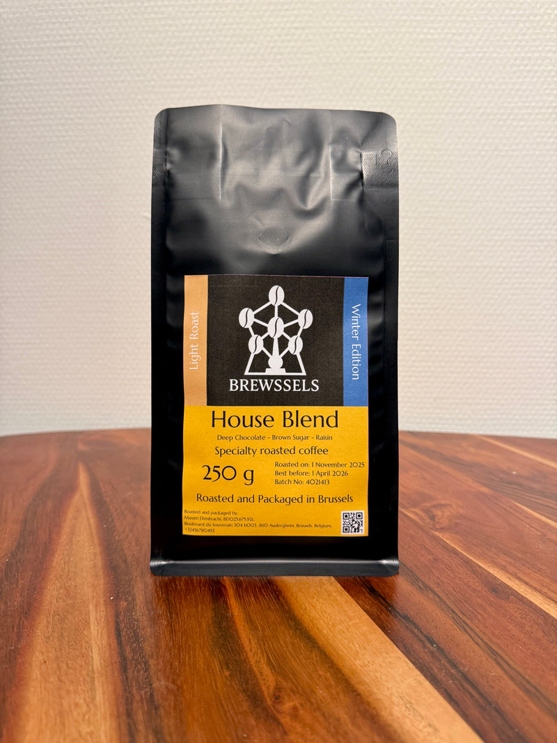 Brewssels – House Blend Winter Edition – Roasted Coffee Beans Brussels