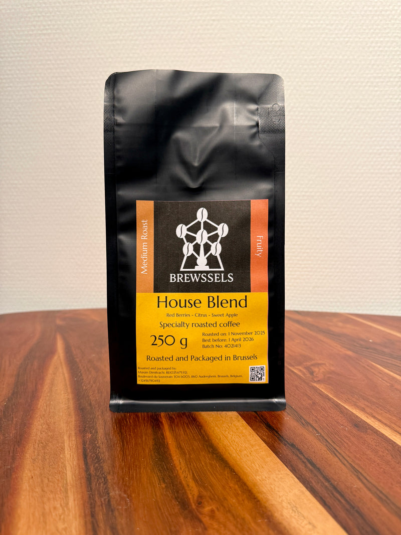 Brewssels – House Blend Fruity – Roasted Coffee Beans Brussels